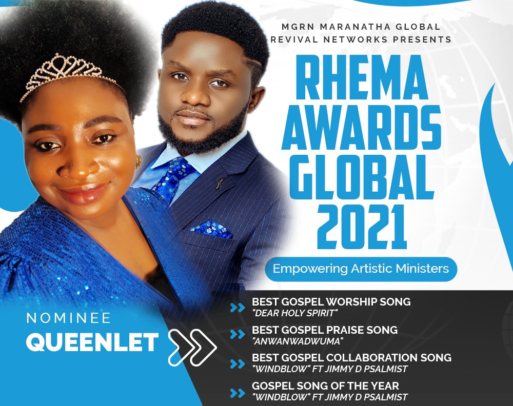 Queenlet And Jimmy D Psalmist Received Four Nominations From Rhema Awards Global 2021