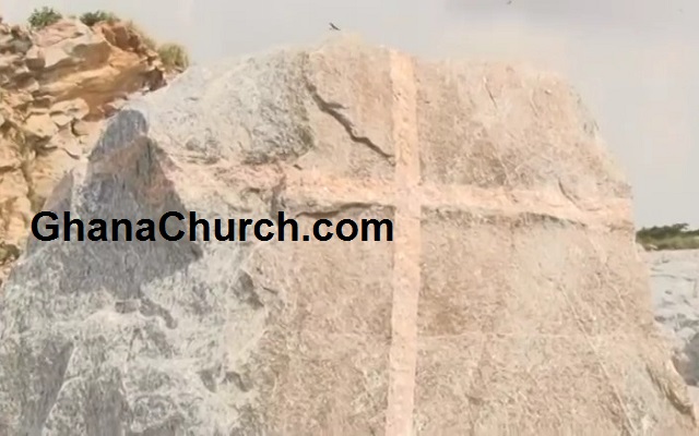 Huge Stone with "Cross" Discovered In Ghana