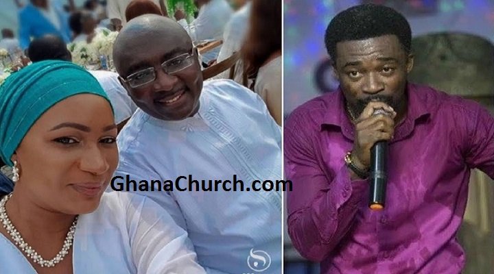 Ghana Vice President Dr. Bawumia & Wife (Left) And Prophet Bishop Reindolph Oduro Gyebi (Right)