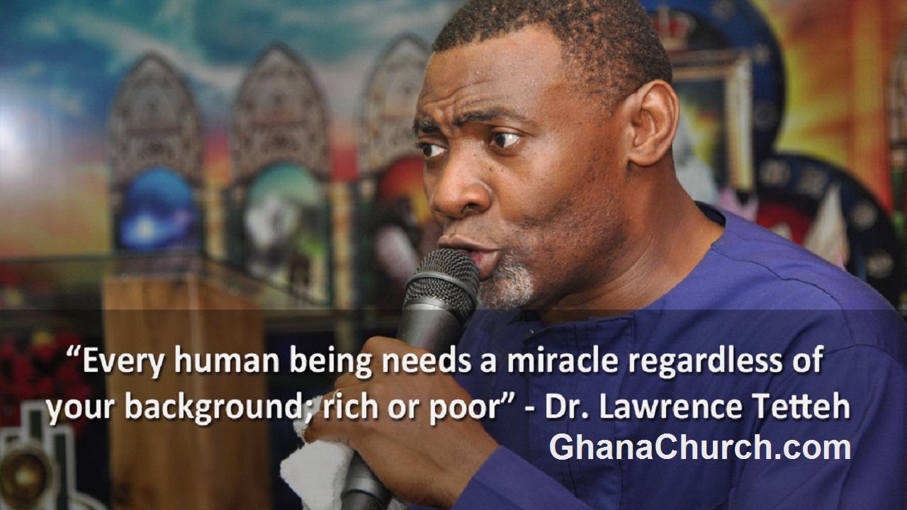 Rev. Dr. Lawrence Tetteh is Economist and Renowned International Evangelist.