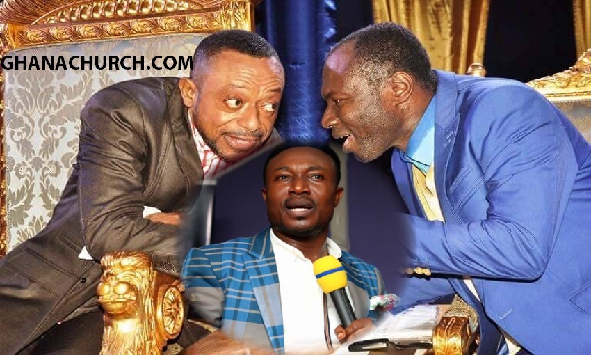 Apostle Dr. Isaac Owusu Bempah (Left), Prophet Eric Osei Frimpong (Middle) And Prophet Emmanuel Badu Kobi (Right)