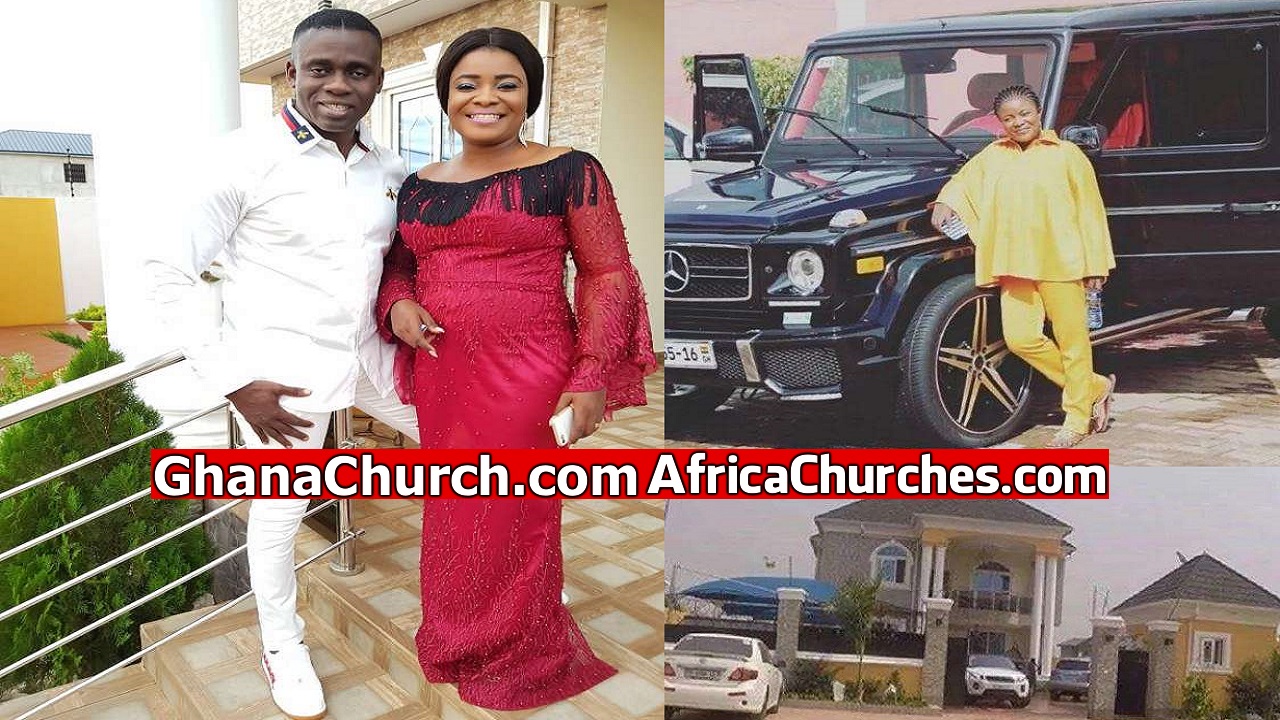 Award-winning Ghanaian gospel musician Ohemaa Mercy and her husband, Mr. Isaac Twum-Ampofo