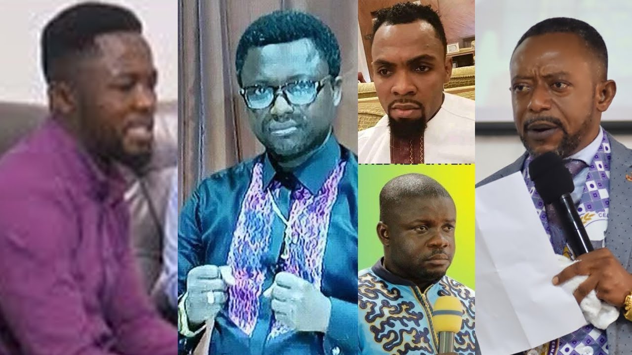 Evangelist Appiah Dominic, Rev Ebenezer Adarkwa Yiadom, Rev. Obofour, Agya Nkuto and Rev. Owusu Bempah